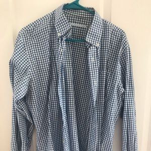 Southern tide checkered plaid shirt